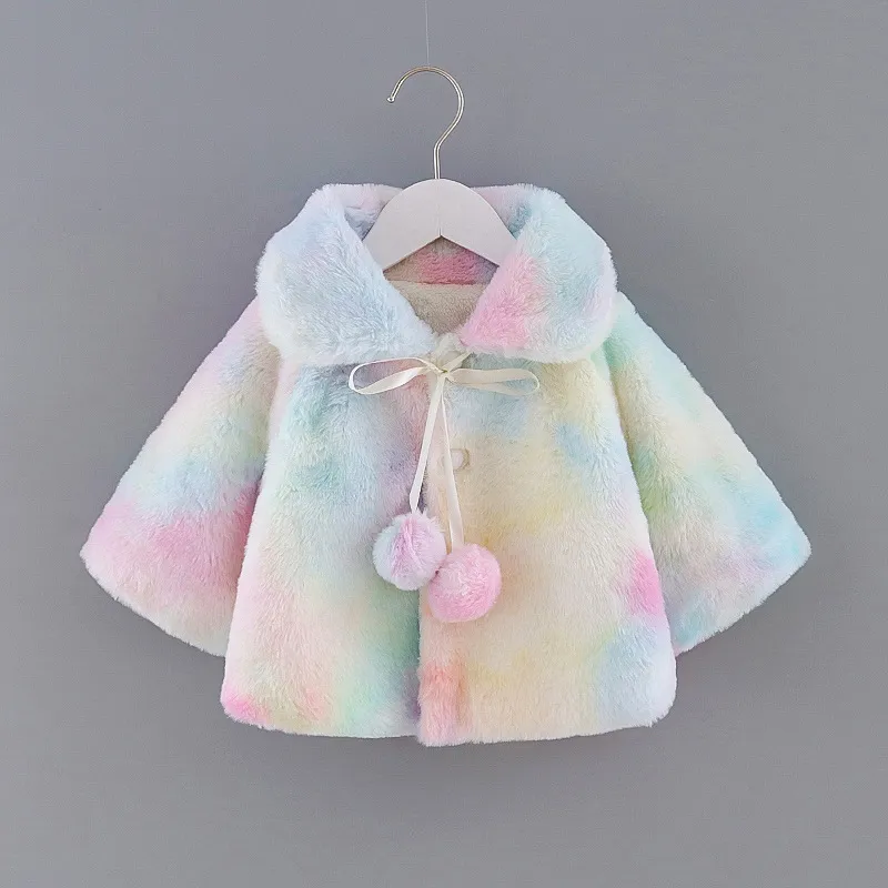 Rainbow Fleece Coat