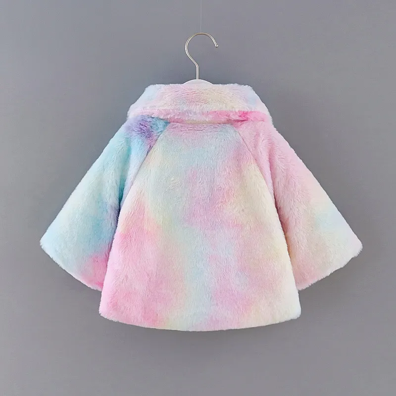 Rainbow Fleece Coat