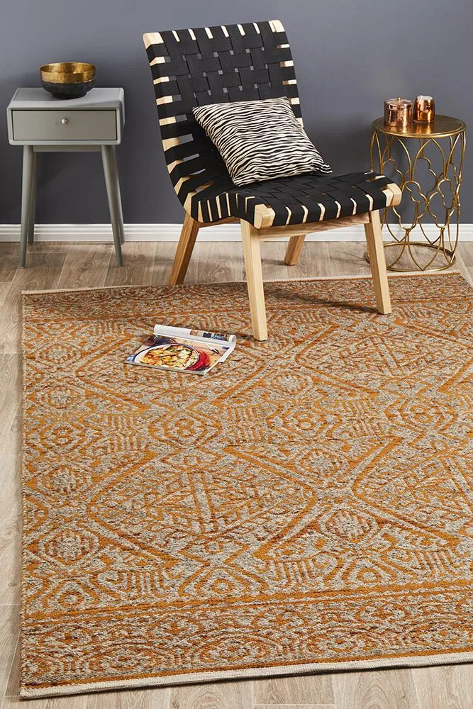 Relic 120 Rug (Rust) by Rug Culture