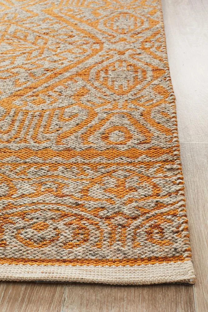 Relic 120 Rug (Rust) by Rug Culture