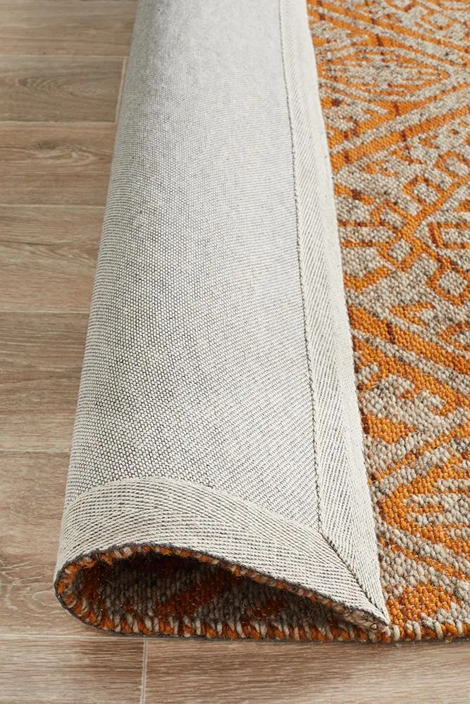 Relic 120 Rug (Rust) by Rug Culture