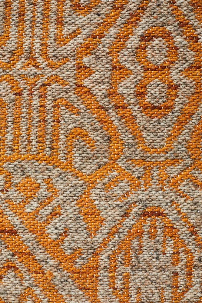 Relic 120 Rug (Rust) by Rug Culture
