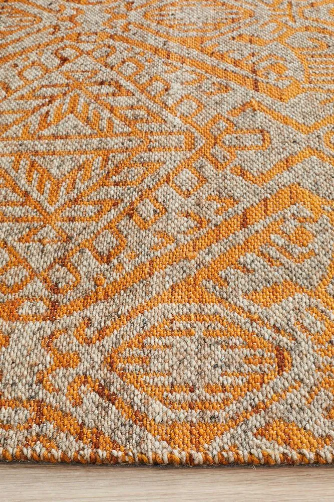 Relic 120 Rug (Rust) by Rug Culture