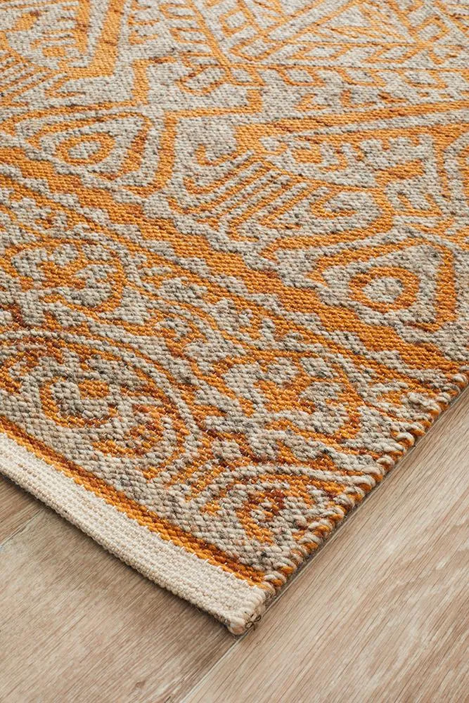 Relic 120 Rug (Rust) by Rug Culture