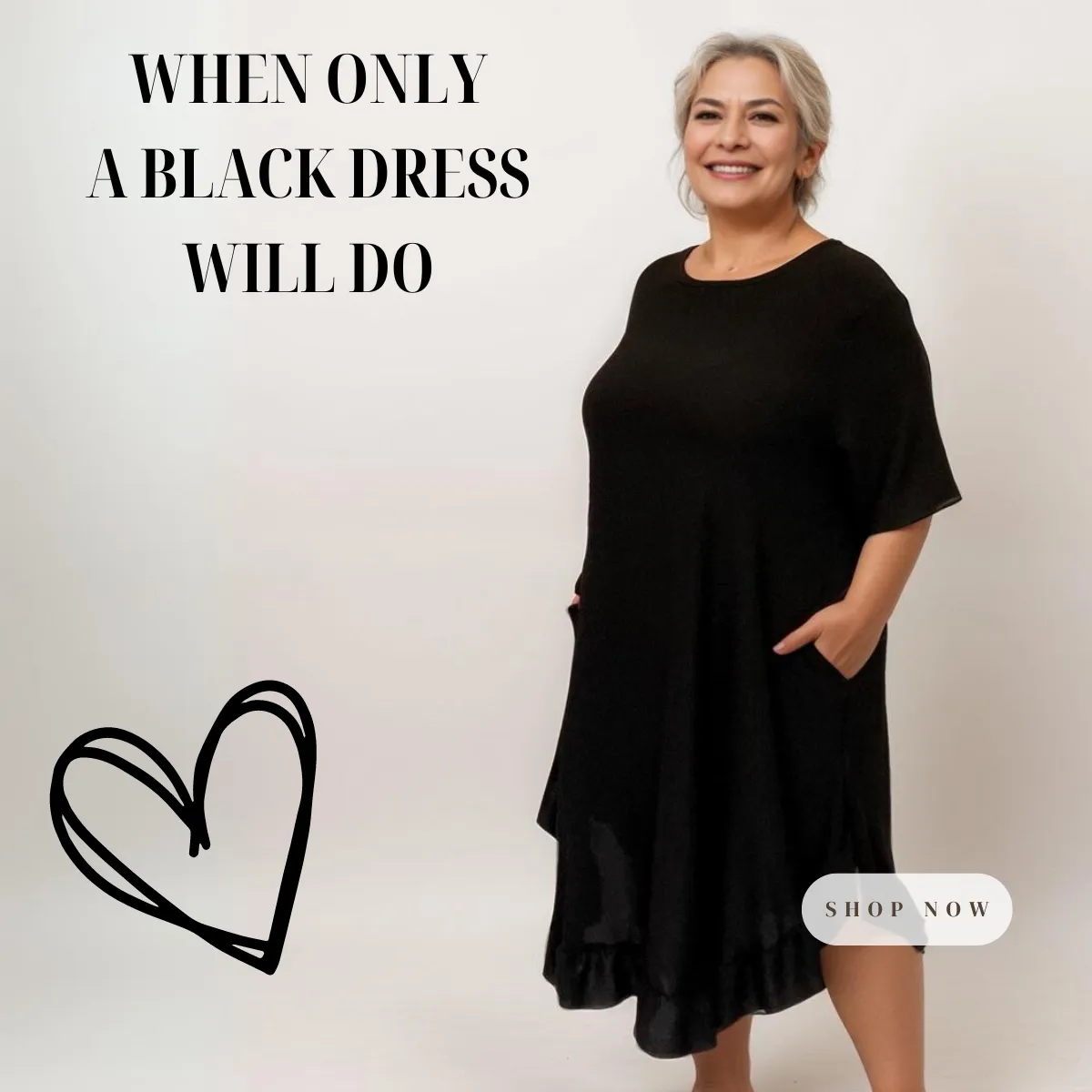ROCKTHOSECURVES FRILLED DIPPED HEM ROUND NECK SHORT SLEEVE DRESS