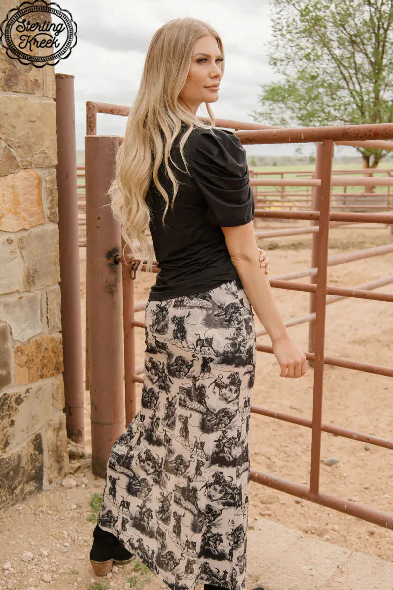 RODEO ROAD SKIRT