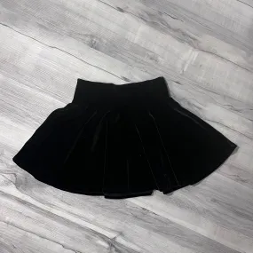 SALE - XS 13" Skater Skirt - Black Velvet