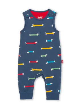 Silly sausage dungarees