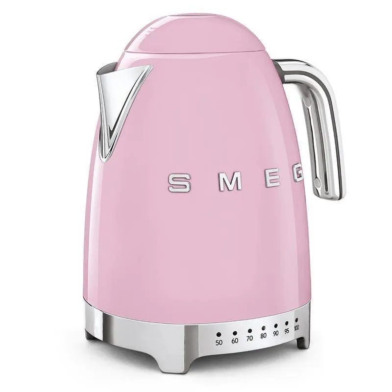 Smeg Jug Kettle 1.7L Variable Temperature Pink