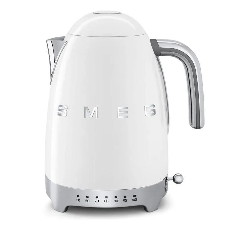 Smeg Jug Kettle 1.7L Variable Temperature White