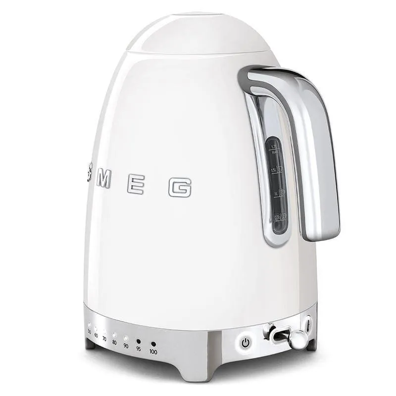 Smeg Jug Kettle 1.7L Variable Temperature White