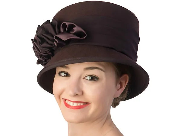 Sophie Wool Felt Church Hat