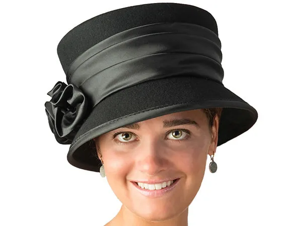 Sophie Wool Felt Church Hat