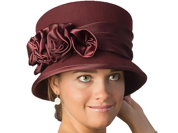 Sophie Wool Felt Church Hat