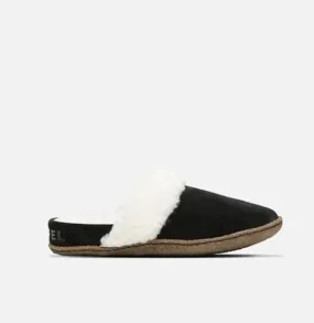 Sorel Women's Nakiska II Slide Slippers- Black/ Natural