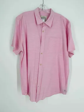 St Johns Bay Size XL Pink Variegated Men's Shirt-Short Sleeve- Men's