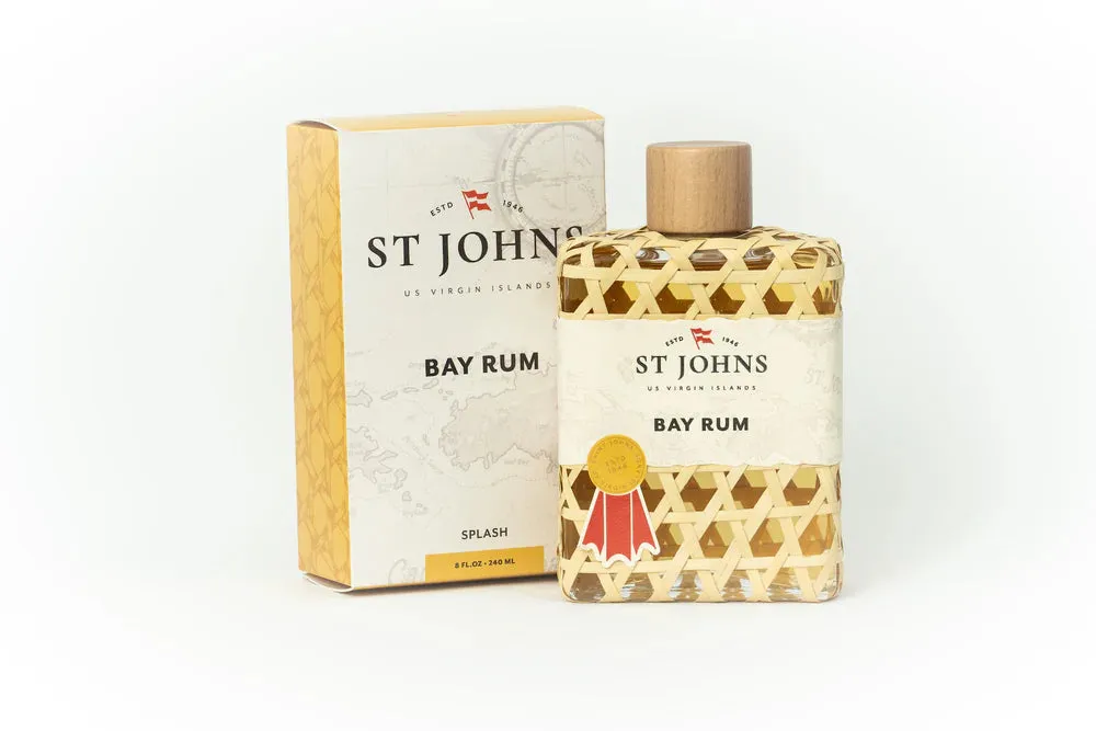 St. John's Fragrance Co. - Bay Rum 8 oz. Cologne/Aftershave