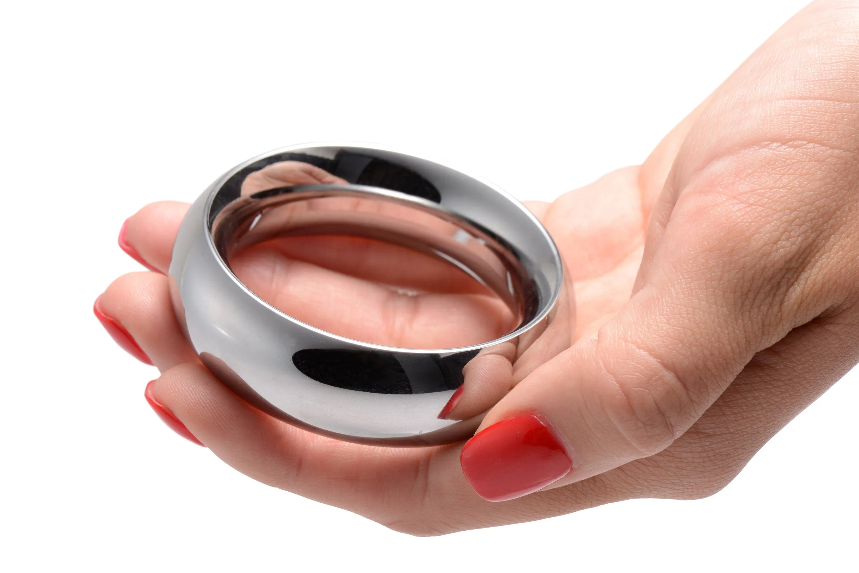 Stainless Steel Donut Cock and Ball Ring
