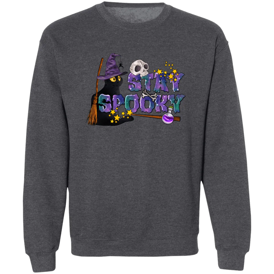 Stay Spooky Ladies Crewneck Pullover Sweatshirt