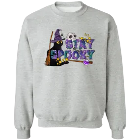 Stay Spooky Ladies Crewneck Pullover Sweatshirt