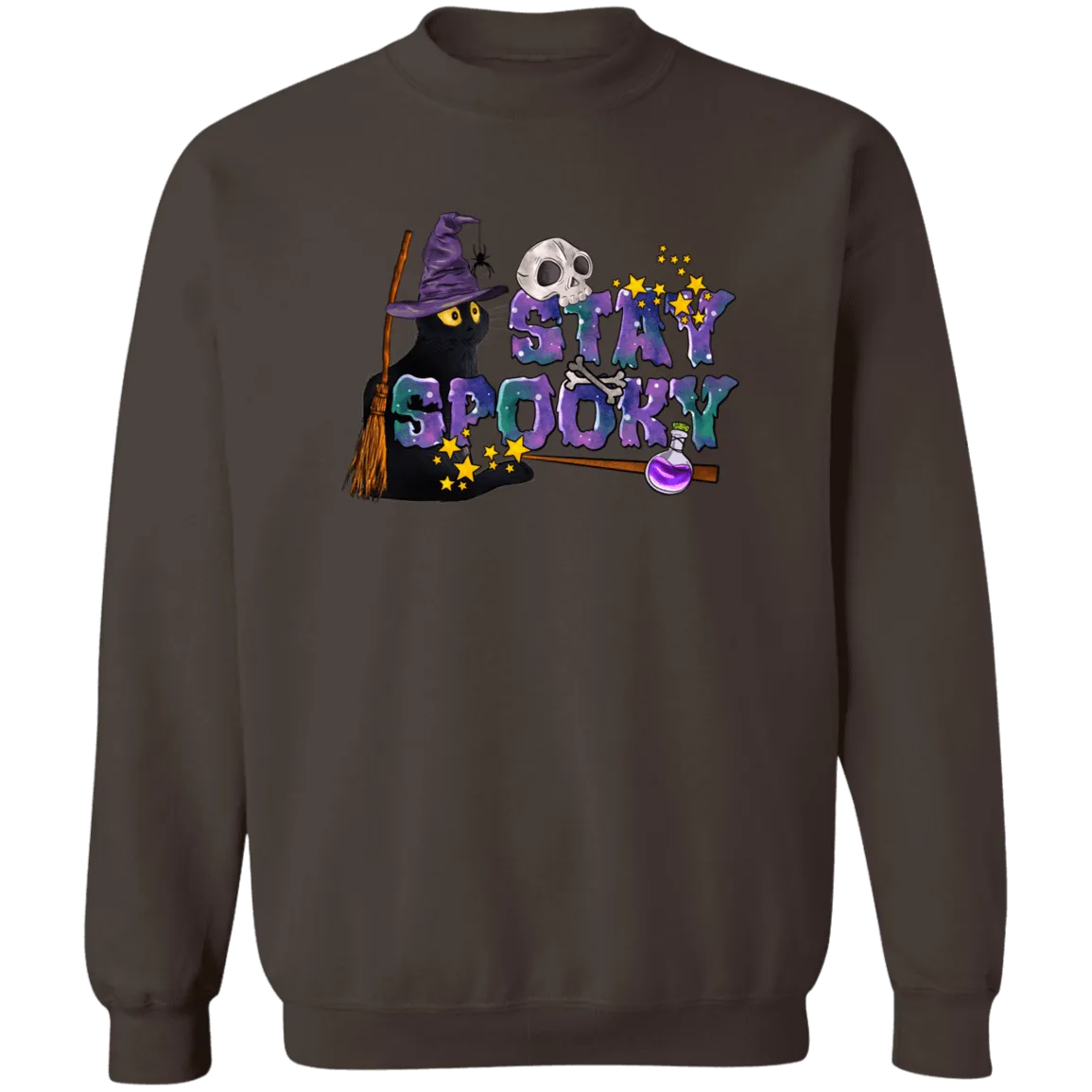 Stay Spooky Ladies Crewneck Pullover Sweatshirt
