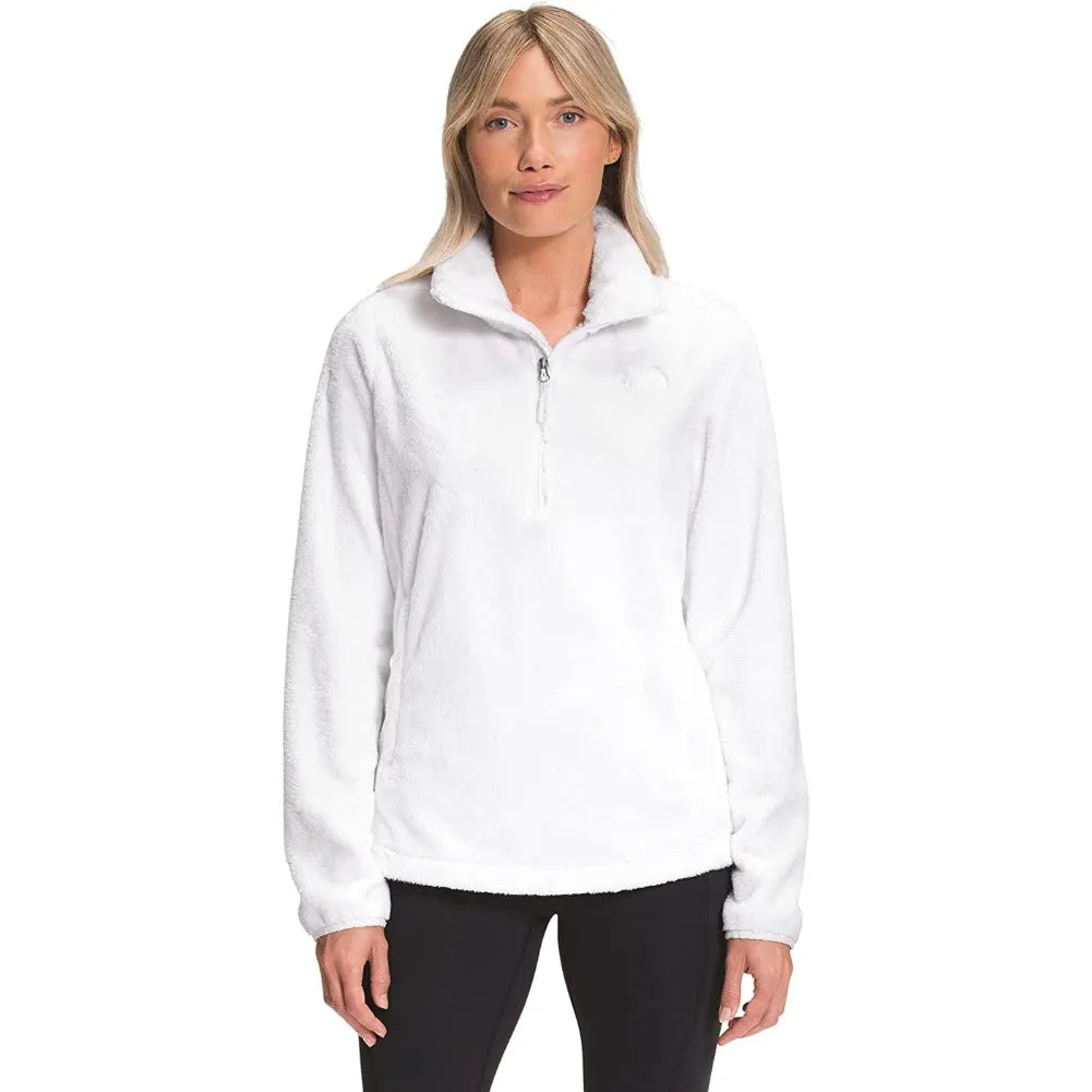 The North Face Women's Jacket Osito Long Sleeve 1/4 Zip Soft Fleece Jacket