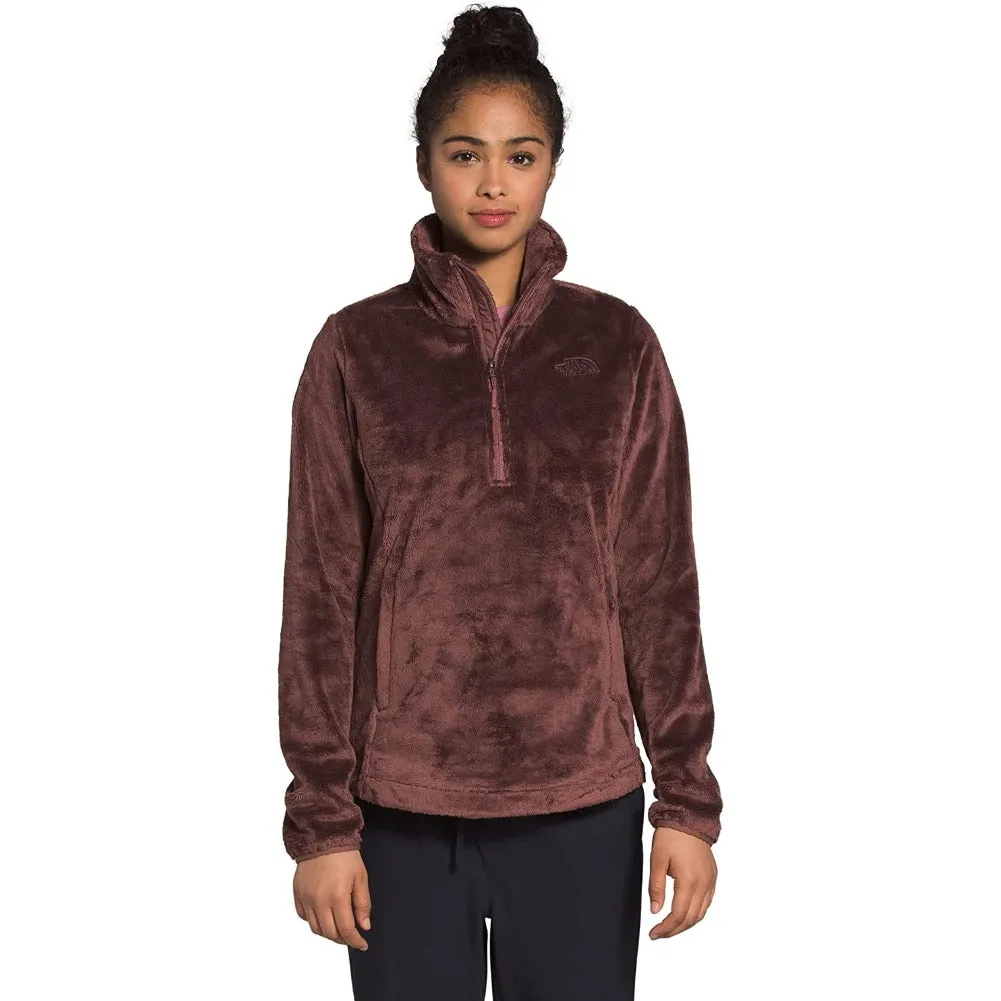 The North Face Women's Jacket Osito Long Sleeve 1/4 Zip Soft Fleece Jacket