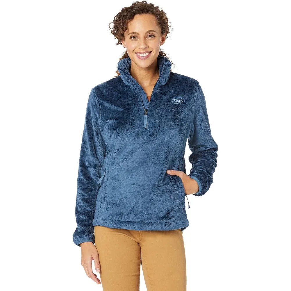 The North Face Women's Jacket Osito Long Sleeve 1/4 Zip Soft Fleece Jacket