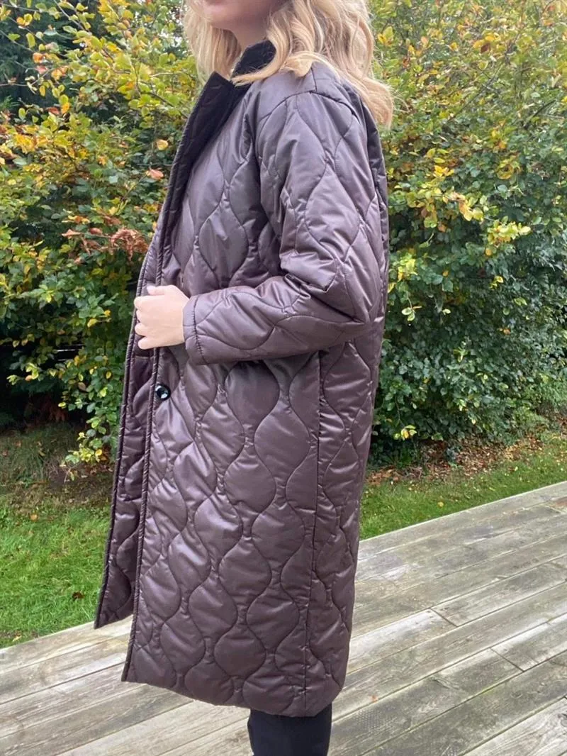Tova puffer jacket - brown
