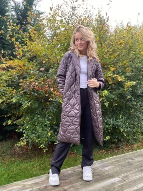 Tova puffer jacket - brown