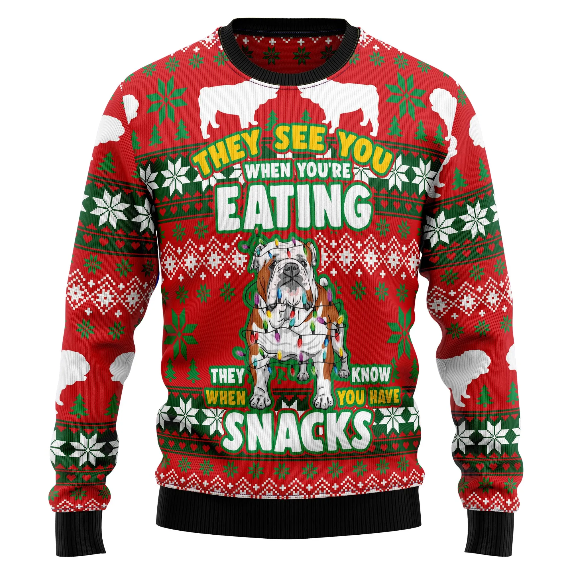Ugly Sweater JulesRoche All-Over Print Funny Christmas Pullover
