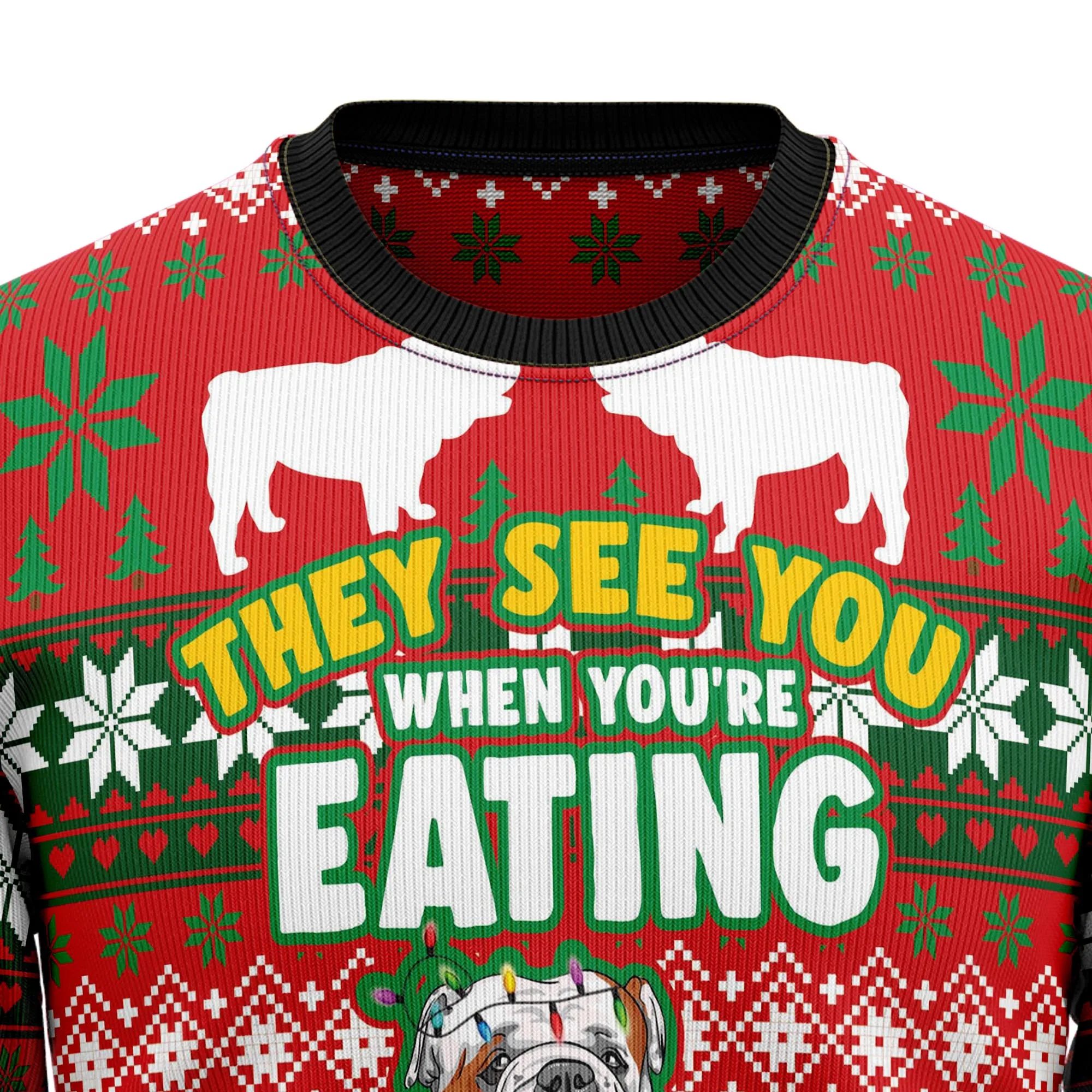 Ugly Sweater JulesRoche All-Over Print Funny Christmas Pullover