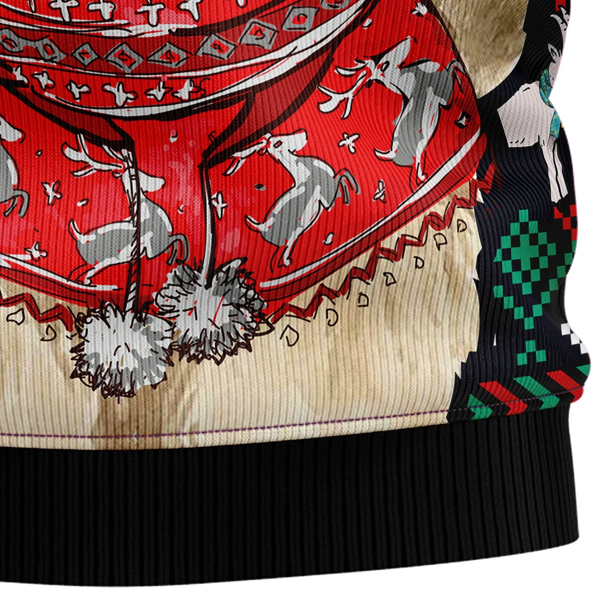 Ugly Sweater JulesRoche All-Over Print Winter Knit