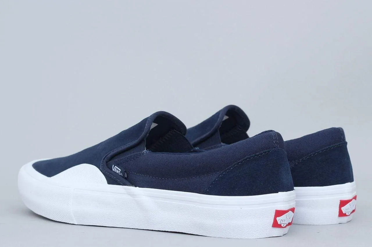 Vans Slip-On Pro Shoes Rubber Dress Blues / White