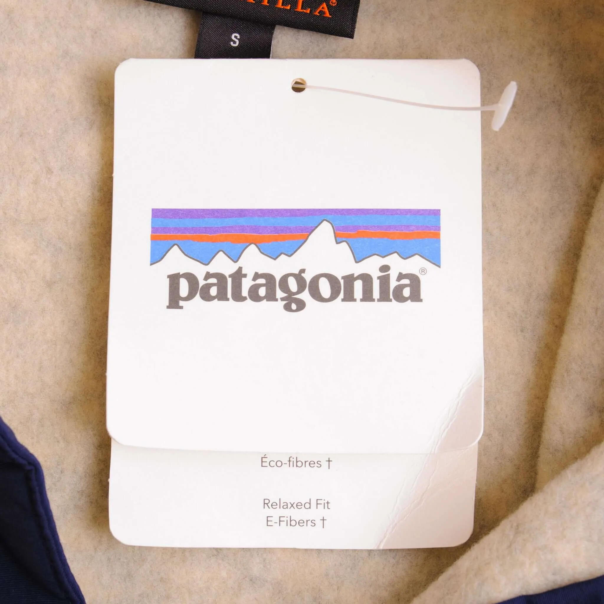 VINTAGE PATAGONIA SYNCHILLA SNAP-T FLEECE PULLOVER JACKET OATMEAL SMALL DEADSTOCK