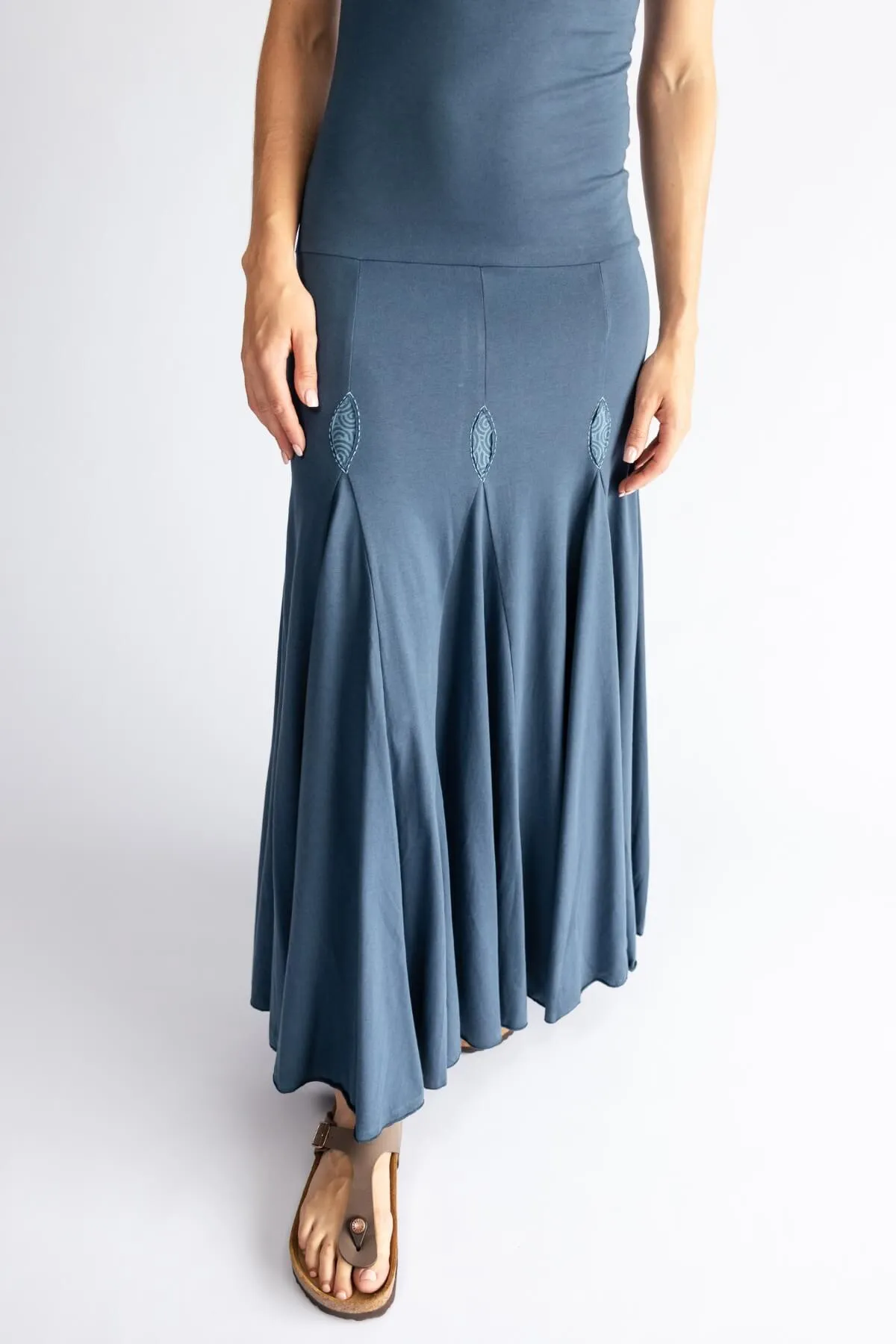 Wild Rose Dress - Cobalt