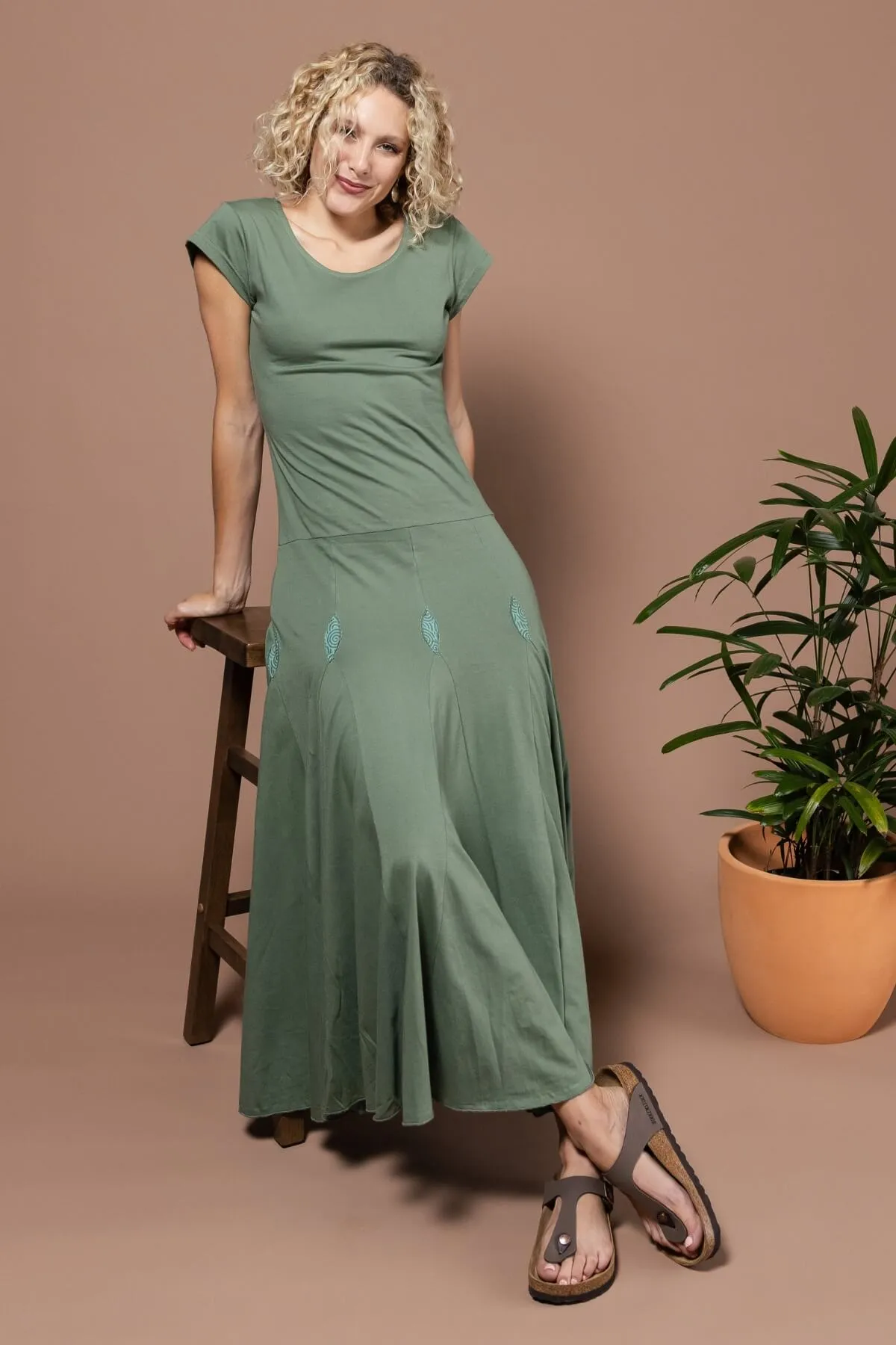 Wild Rose Dress - Ocean