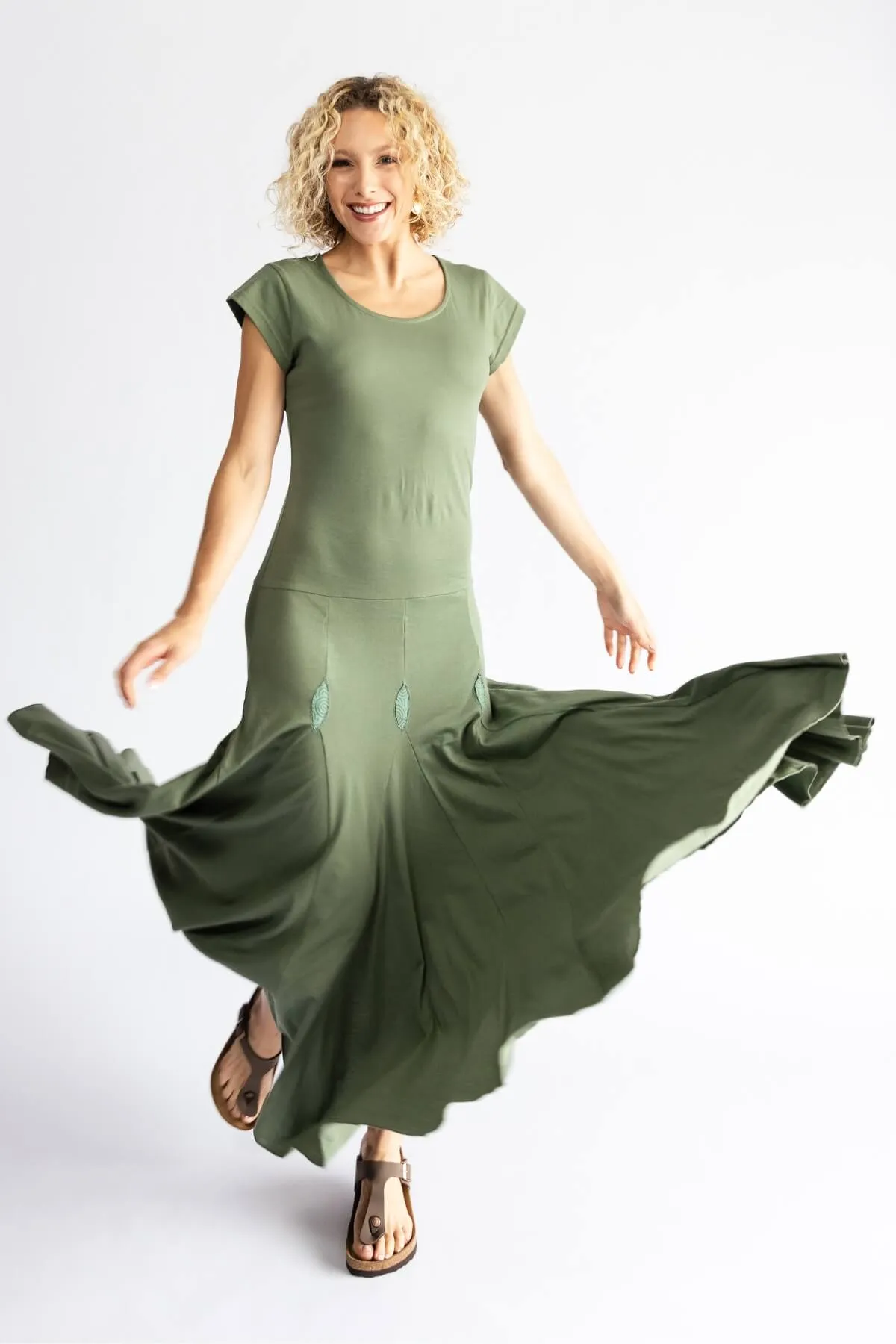 Wild Rose Dress - Ocean
