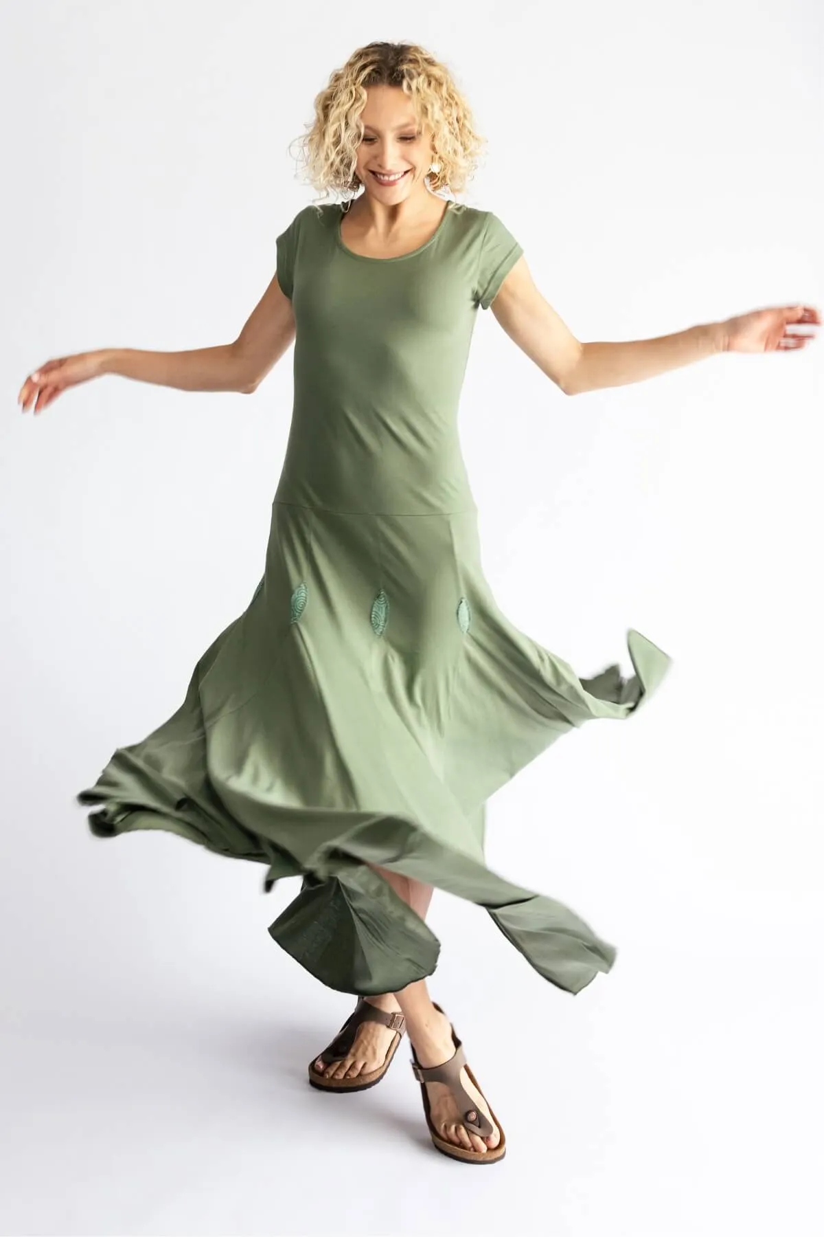 Wild Rose Dress - Ocean