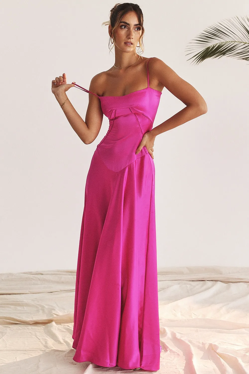 Women Sexy Ombre Backless Maxi Evening Dress