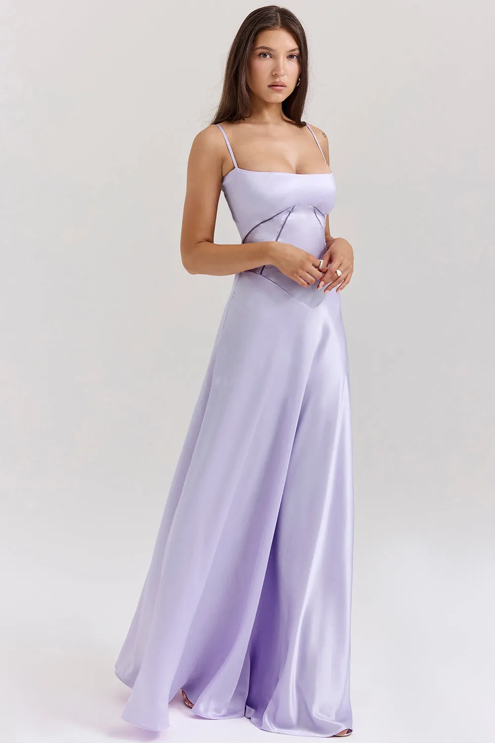 Women Sexy Ombre Backless Maxi Evening Dress