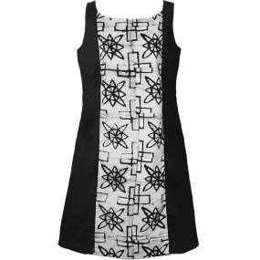 Womens A Line Dress Black Mosiac Global Mamas Womens