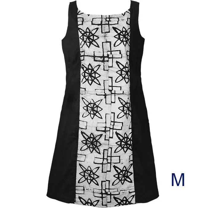 Womens A Line Dress Black Mosiac Global Mamas Womens