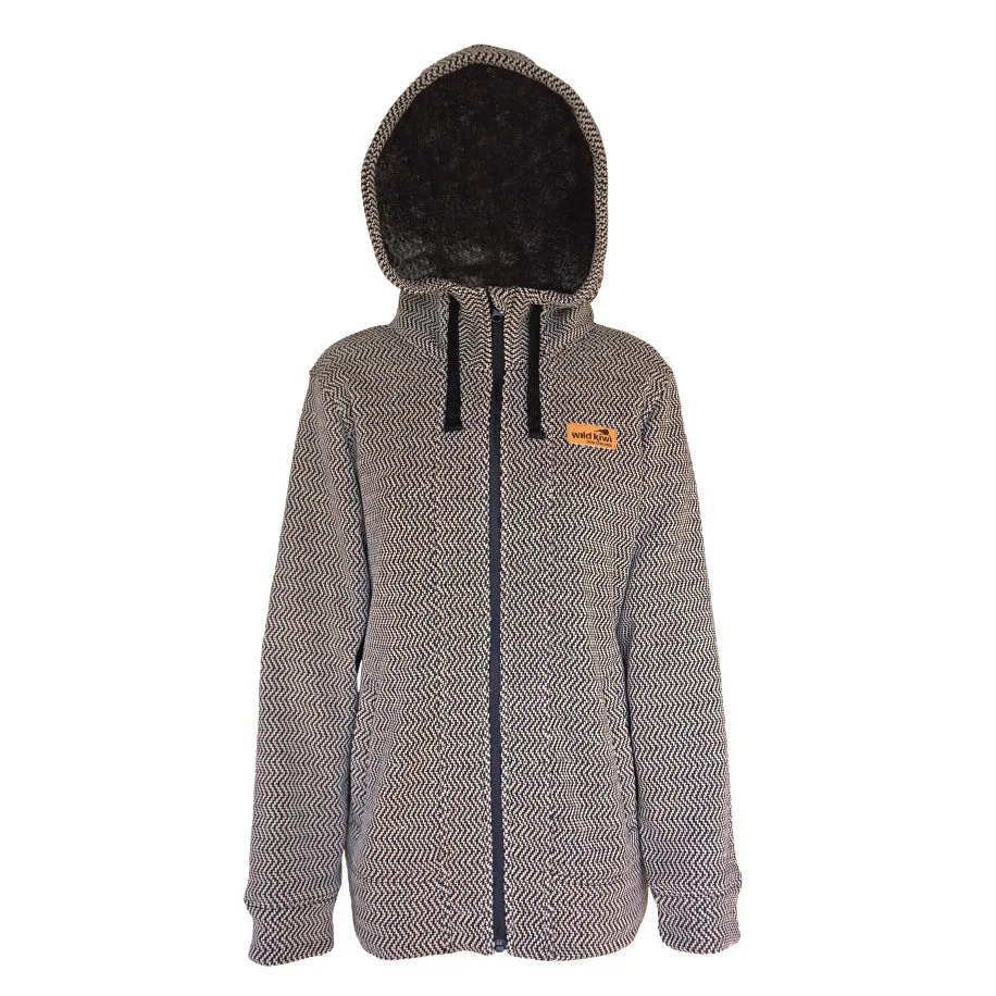 Womens Fleece Hoodie -  Wild Kiwi