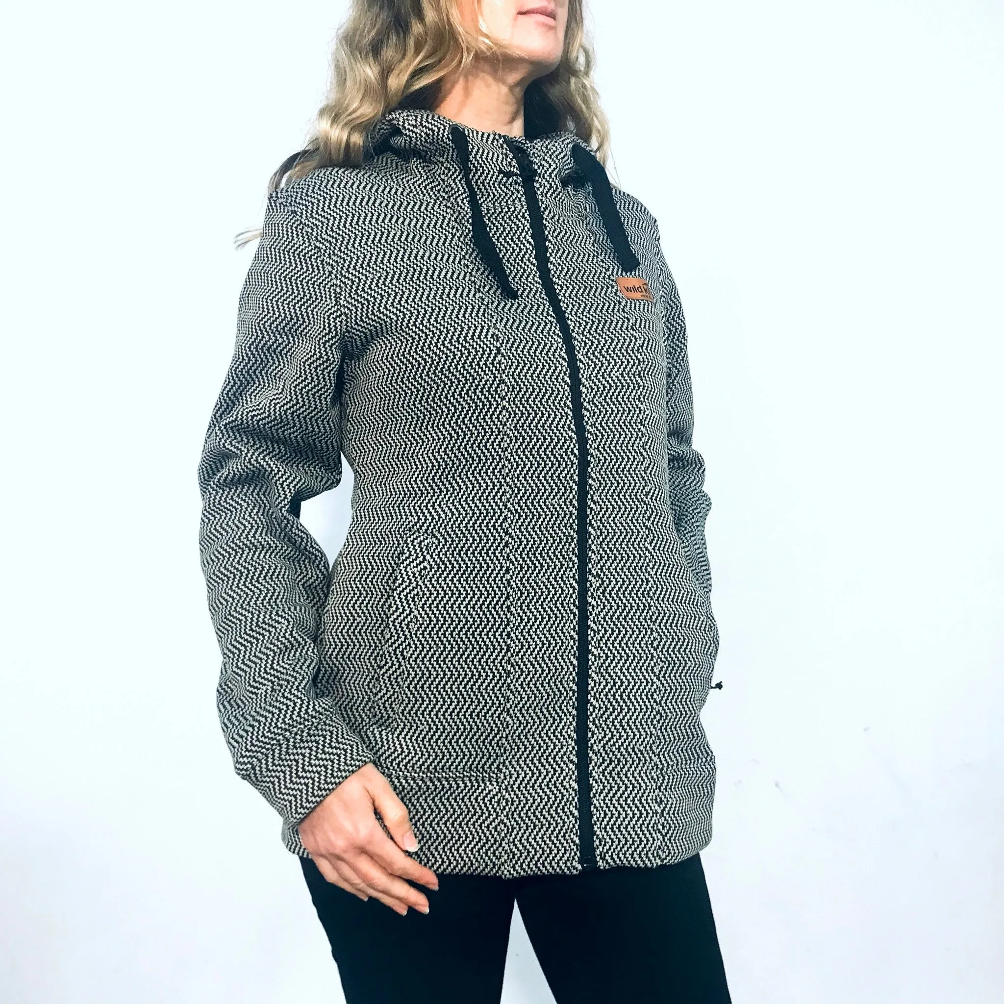 Womens Fleece Hoodie -  Wild Kiwi