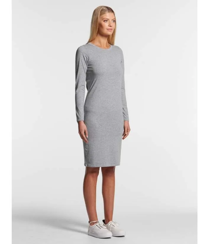 Womens Mika Organic Long Sleeve Dress