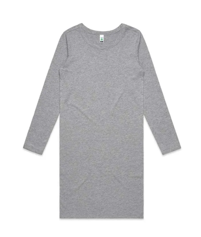 Womens Mika Organic Long Sleeve Dress