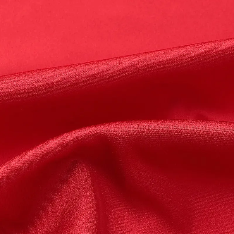 Women's Satin Slim Strap Backless Dress