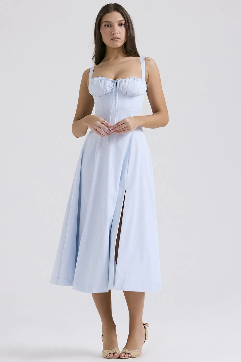 Women's Summer Sexy Backless Floral Strap Dress