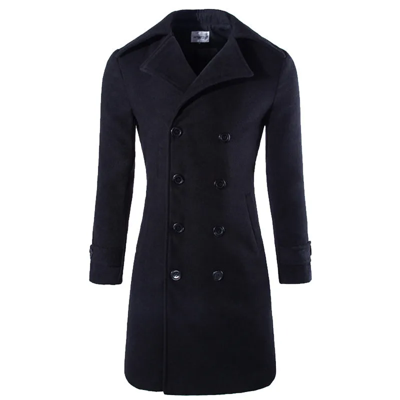 Woolen overcoat